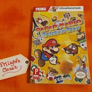Paper Mario Sticker Star Official Game Guide Paperback Nintendo